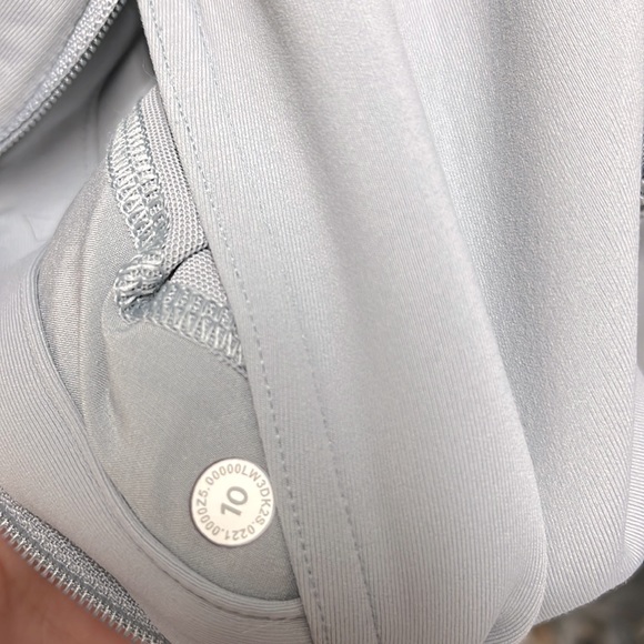 LULULEMON ROGUE RENEGADE ZIP HOODIE RHINO GRAY SZ 10 - Picture 4 of 10